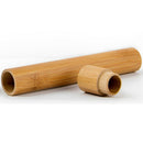 5X(Bamboo Bamboo Toothbrush Tube Green Travel Home Wash Portable Wooden To L2Z8)