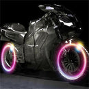 2 PCS LED Hot wheels Bicycle Motorcycle Car Bike Tyre Tire Valve Lamp Multicolor
