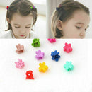 10X Small Plastic Flower Hair Clips Hairpin For Kids Girls Clamps Claws New B2R2