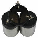 Universal Car Vehicle Exhaust Muffler Steel Tail Pipe:Bending Double Tube(s L9D6