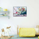 Painting By Numbers Kit DIY Flowers Hand Painted Canvas Oil Art Picture