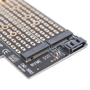 PCIe X4 to NGFF M.2 NVME PCIe M Key SATA B Key 2230 to 2280 SSD AdapterJC&M