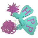 Mermaid Themed Happy Birthday Banner For Girl's Summer Birthday Party Decorat BX
