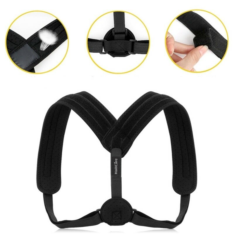 Posture Corrector Clavicle Support Brace for Women & Men Resistance Band Fix x 1