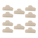 10 Pcs Food Bread Storage Clip Household Snack Sealing Bag Clips 4inch Beige