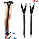Shirt Stay Garter Belt Suspenders Elastic Shirt HolderAdjustable Sock Suspender-