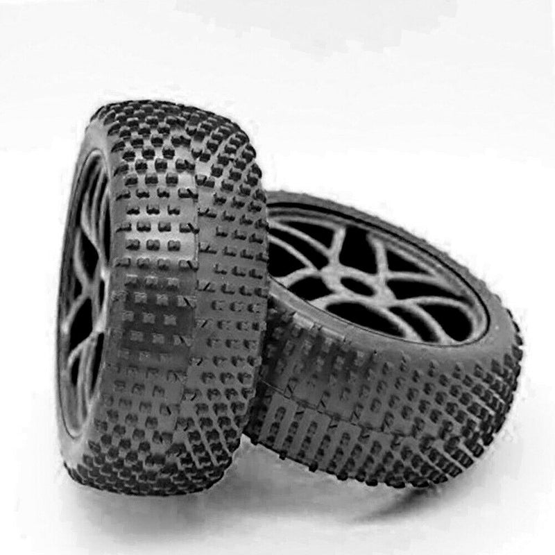 17mm Hub Wheel Rim & Tires Tyre for 1/8 Off-Road RC Car Buggy Durable