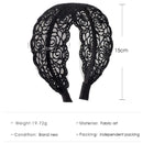 Korean Lace Hollow Headwear Headband Retro Hairdress Headpiece Hair Jewelry A