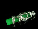 1PC Chinese Exquisite Malay Jade Pendant Green Dragon Charm Lucky Gifts Jewelry