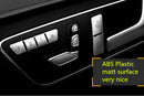 12* Door Lock & Seat Memory Button Cover Trim for Benz ABE -Class GLA GLK ML GL