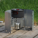 Portable Outdoor Stove Camping Cooking Picnic BBQ Steel Wood Cooker