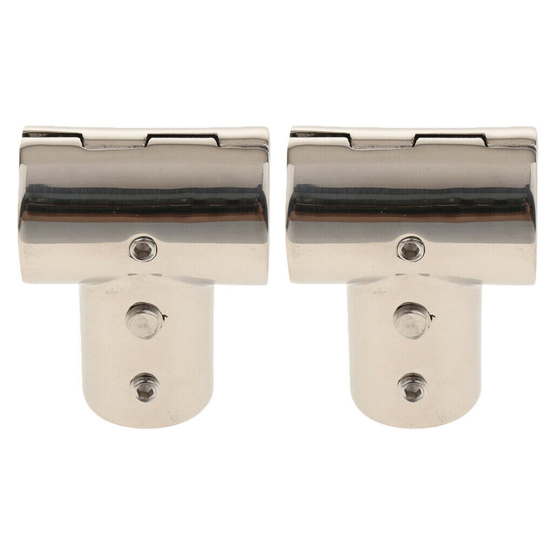 2 X Handrail Fittings For Heavy-duty Boats 22mm Connector