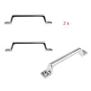 2x Boat 316 Stainless Steel 6.3'' Grab Handle Handrail Polished Surface