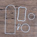 Wine Bottle Tag Ornaments Cutting Dies For DIY Scrapbooking Paper Cards Craft FT