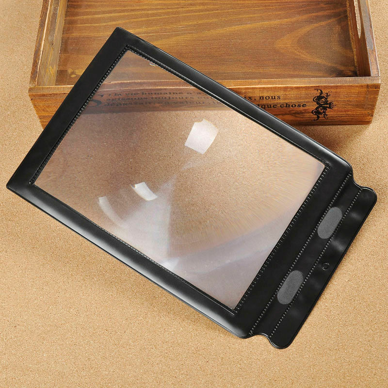 Economic A4 Giant Assisted Reading Magnifying Glass Sheet 3X Magnifier GTBX