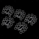 5pcs Pellets Bands Bait Elastic Bands Clear for Carp Match Fishing