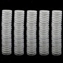 400pcs 19mm Plastic Transparent Round Coin Case Holder Capsules Container