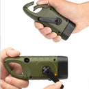 Exquisite 3LED Flashlight Rechargeable Solar Power Hand Crank Dynamo for Camping
