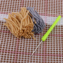Novelty Dog DIY Latch Hook Kits Cushion Pillow Mat Rug DIY Crafts 43 x 43cm