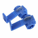 50 x Blue  Lock Wire Connectors Quick Splice Terminals Crimp Electrical
