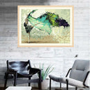 Dancing Girl 5D Diamond Embroidery Painting Cross Stitch Craft Room Decor