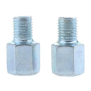 Bike Mirror Adapter 10mm Standard To 10mm Reverse X2 - Universal