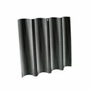 Baguette French Bread Pan 4 Loaves Wave Perforated Carbon Steel Mold Non-Stick