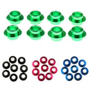 Roller Skate Wheels Accessories Center Bearing Bushing Spacer 8PCS Black