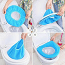 Bathroom Toilet Seat Closestool Washable Soft Warmer Mat Pad Mat Cover Cush G8O8