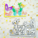 Metal Cutting Dies Stencils for DIY Scrapbooking Photo Album Butterfly Lace A