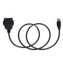 2PCS 16Pin To USB Port Charger Adapter Cable Connector Diagnostic Tools UOZ JCR