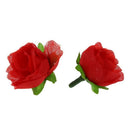 100 x Artificial Flower Head Roses Deco Rosettes DIY Wedding party Baptism
