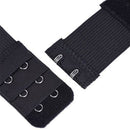 Women Ladies Soft Elastic 3 Row 2 Hooks Bra Extension Strap Brassiere Extender