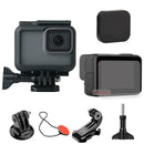 Housing Case Tempered Glass Film Adapter Safety Buckle for Gopro Hero 5 6 7