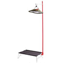 Folding Lamp Pole Hiking Camping Ultralight Tent Fixing Stand Light HolderB Kw