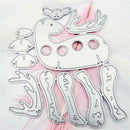Metal Cutting Dies Stencils for DIY Scrapbooking Photo Album Puzzle Deer