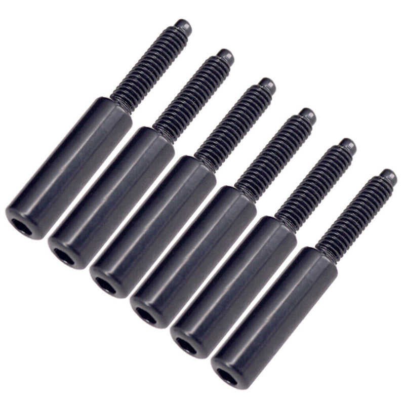 6 Hexagon Screws For Electric Guitar Tremolo Bridge (black)