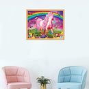 5D DIY Full Drill Diamond Painting Cartoon Horse Cross Stitch Embroidery