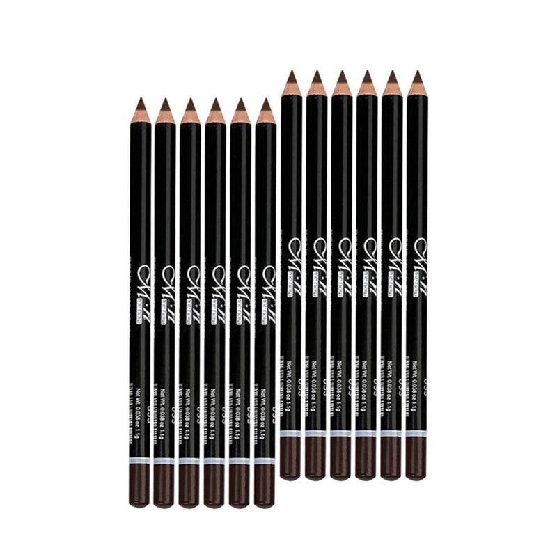 12PCS Makeup Lasting Eye Shadow Eyeliner Lip Pencil Pen Cosmetics Coffee