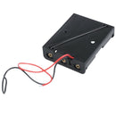 Spring Clip Black Plastic 3 x 1.5V AA Battery Case Slot Holder