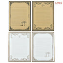 32pcs/pack Retro Writing Letter Stationery Romantic Lace Letterhead Note Paper