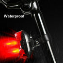 Waterproof 2 LED Bright Cycling Bicycle Bike Rear Tail Flashing Back Light Lamp