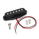 1pc Black Single Coil Sound Pickup for 6 Strings Electric Guitar Harmonious M&O