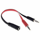 5X(3.5mm Audio splitter Cable female to 2 male Splitter Cable Adapter of duR4S2)