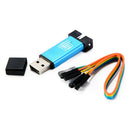 Aluminum Mini USB Emulator Downloader STM8 STM32 for STLink ST-Link V2 Rand F7H9