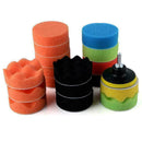 19PCS 3" Inch 80mm Sponge Buff Buffing Polishing Pad Set Kit For Car-Polish New