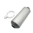 28mm Grey Alloy Exhaust Muffler +Clamp 125cc 140cc150cc  Trail Dirt Bike