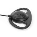 2 Pin D-Shape Earpiece w/ PTT Mic for Baofeng Kenwood Walkie-talkie (PVC) A