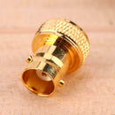2pcs Coaxial RF Connector SMA Female to BNC Female Convert Adaptor