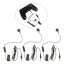 3Pieces Portable 3.5mm Jack Mono Earphone Headset Headphone for Sony PS4